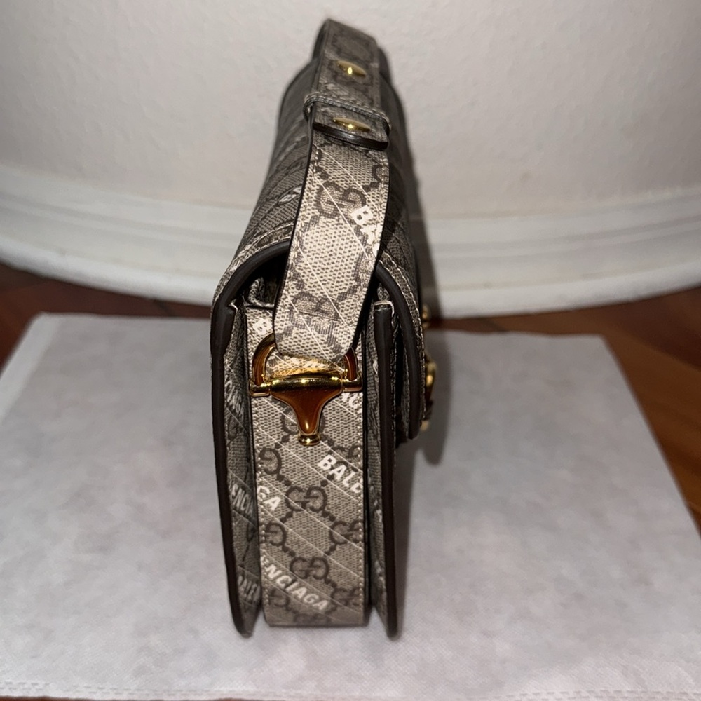 Gucci X Balenciaga "The Hacker Project" Horsebit 1955 Shoulder Bag! - Picture 5 of 8